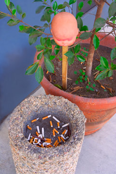 smoker's altar