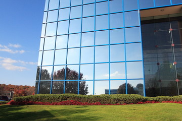 reflective building