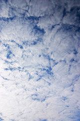 blue sky with white clouds