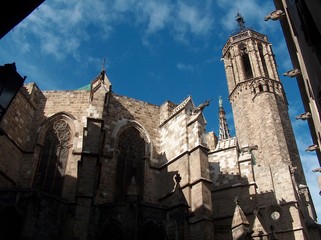 Fototapeta na wymiar Kathedrale von barcelona