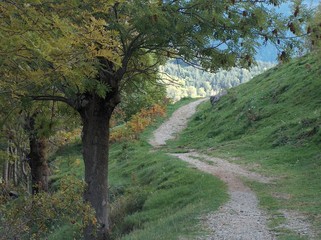 wanderweg in den pyrenäen
