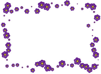 cadre fleur mauve © YvesBonnet