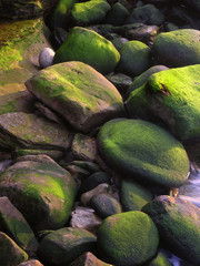 green rocks