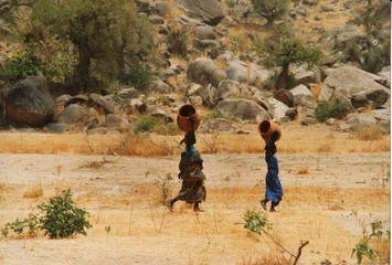 2 africaines en brousse