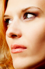 Naklejka premium redhead closeup