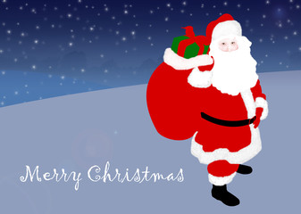 santa merry christmas