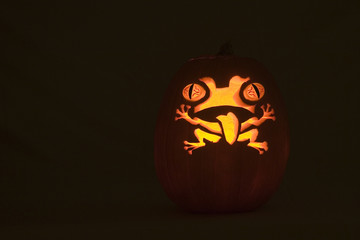 frog pumpkin