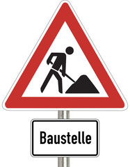 baustellenschild