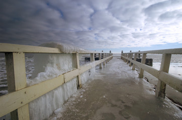 a cold day in winter