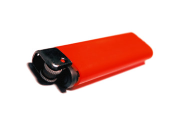 briquet rouge détouré