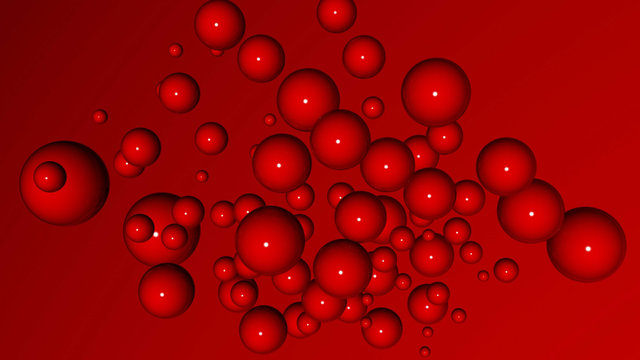 burbujas de sangre