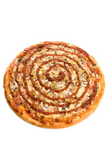 pizza with ketchup