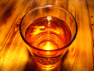 wood glass