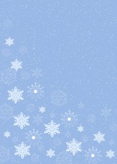 christmas fine blue background