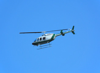 Fototapeta na wymiar bell 206 helicopter