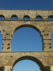 Fototapeta premium étages du pont du gard