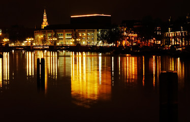 Fototapeta premium canals in amsterdam