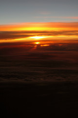Fototapeta na wymiar sunset above cuba 2