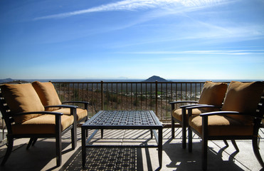patio with view of pool