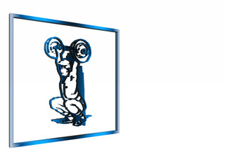 alert sign, symbol power lifting.