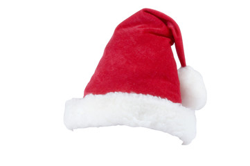 santa hat. clipping path included.