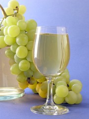 wine,glass and grapes