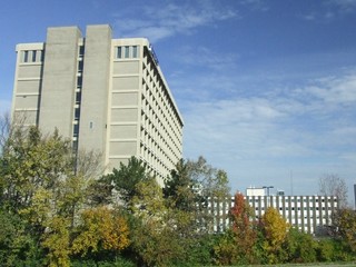 high-rise and blue sky