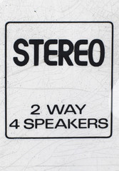 stereo close-up