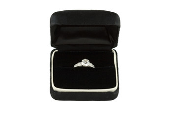diamond ring in box