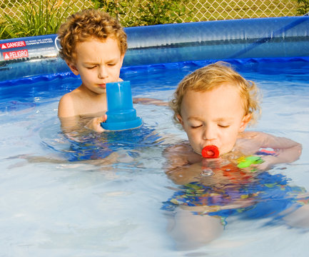 Playing In The Pool