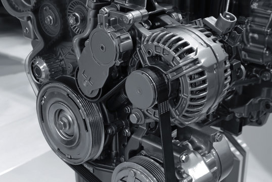 modern car power engine details