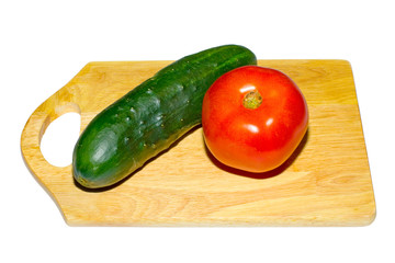 tomato and cuke