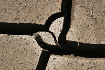crack close up