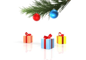 pakete zu weihnachten