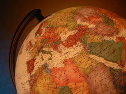 mappemonde europe afrique