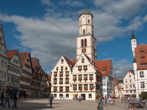 biberach an der riss, h&auml;usergruppe am marktplatz
