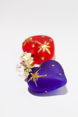 christmas heart-shaped decoration