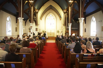 church during a wedding
