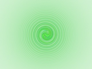 light green spiral