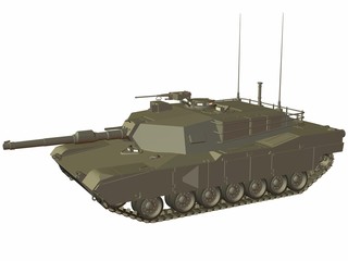 Obraz premium m1 abrams