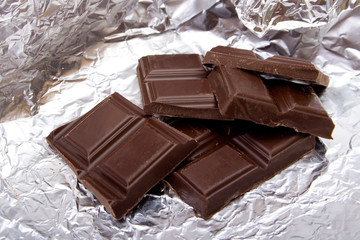 broken chocolate