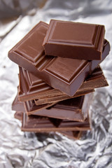 broken chocolate