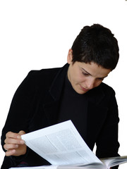 junge frau  mit buch