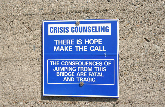 crisis counseling sign