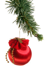 sapin et boule de noel