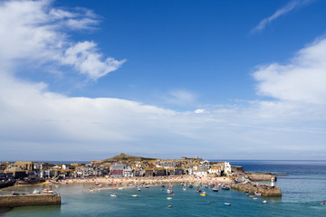 Fototapeta na wymiar Cornish Harbor