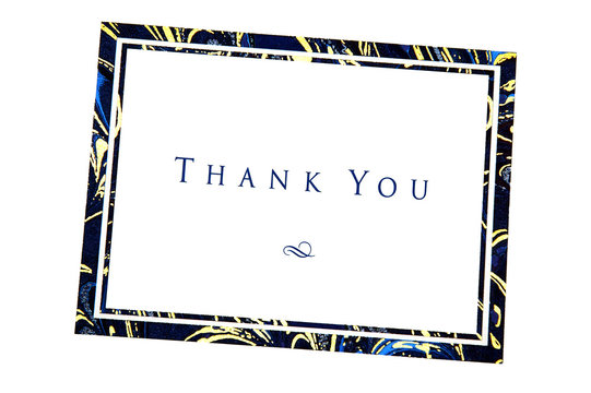 thank you note
