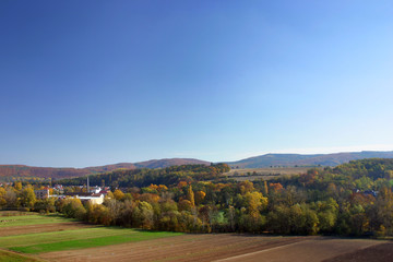 Fototapeta na wymiar autumn countryside