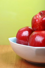 apples in a bowl