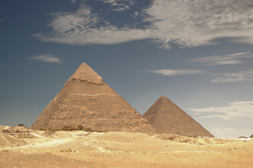 Obraz na płótnie Canvas the great pyramids
